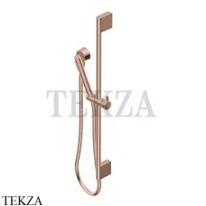 Ritmonio SHOWER Душевой гарнитур на штанге с выводом 74W017 F36, Frosted Rose Gold