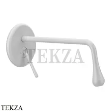 Gessi Goccia Смеситель для раковины длинный излив, внешняя часть 33686-279, белый матовый