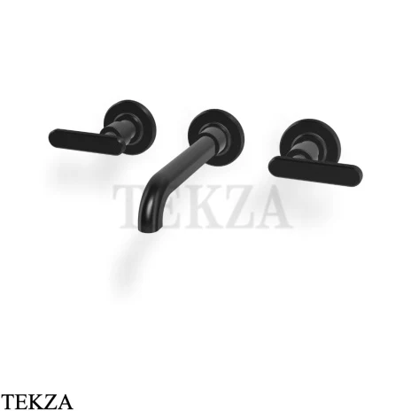 FIMA Carlo Frattini Park Line Смеситель для раковины 3 отв, внешняя часть F1331L/5NCS, brushed black chrome