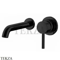 Bossini OKI Смеситель для раковины однорычажный, с встраиваемой частью Z005302.073, черный матовый