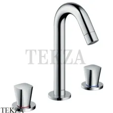 Hansgrohe Logis Смеситель для раковины, с донным клапаном 71133000, хром глянец
