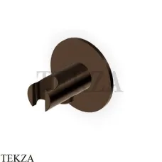 Zucchetti Держатель с выводом для ручного душа Z93918.XP21, brushed chocolate PVD