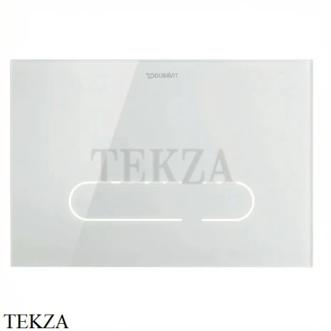 Duravit DuraSystem Клавиша смыва A2, бесконтактная, стекло WD5003012060, белый глянец