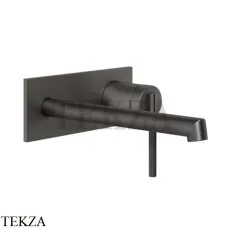 Gessi INGRANAGGIO Смеситель для раковины длинный, внешняя часть 63589-707, Black Metal Brushed