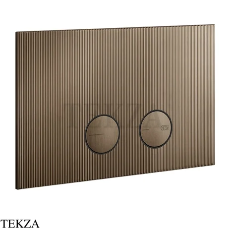 Gessi Total look Клавиша смыва для инсталляции Geberit Sigma 8 и Sigma 12, 54671-761, Coffee Bronze Brushed PVD