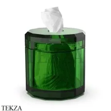 Decor Walther Kristall KB Диспенсер для салфеток хрусталь 0931596, английский зеленый