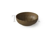 Dea Design Round Ванна отдельностоящая 150x150 см Solid Surface DD8610 1500 1, Dark Camel №1