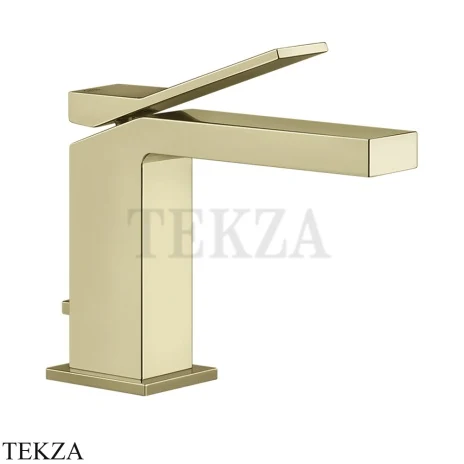 Gessi RETTANGOLO K Смеситель для раковины с донным клапаном 53001-710, Brass PVD