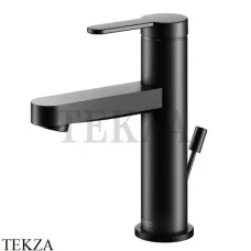 Keuco IXMO FLAT Смеситель для раковины 100, с донным клапаном 59502373000, черный матовый