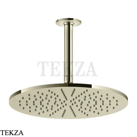 Gessi INCISO SHOWER Верхняя душевая лейка с кронштейном 58252-720, Nickel PVD
