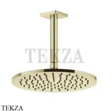 Gessi RILIEVO Потолочная душевая лейка D25 с кронштейном 59152-710, Brass PVD