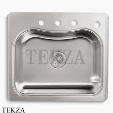 Kohler Staccato Мойка для кухни с 4 отв. под смеситель K-3362-4-NA, нержавеющая сталь Kohler Staccato Мойка для кухни с 4 отв. под смеситель K-3362-4-NA, нержавеющая сталь