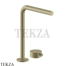 Fantini AF/21 Смеситель для раковины, прогрессивный, высокий, без гарнитура 27P6A107WF, Matt British Gold