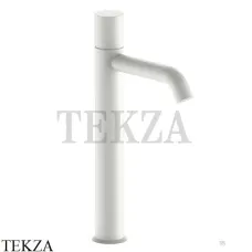 Fantini Nostromo Смеситель для раковины высокий, без донного клапана 5029E906WF, Белый матовый