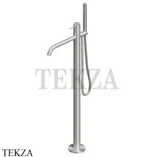 QuadroDesign Source Смеситель для ванны напольный, внешняя часть 12 62/1 AS, Brushed Stainless Steel