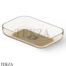 Dea Design Washbasins Раковина настольная 58х38 см Glasstech DD9103 580 R6, Classic Green R6