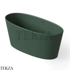 Dea Design Nature Ванна отдельностоящая овальная 158x70 Solid Surface DD8602 1580 11, Dark Green №11