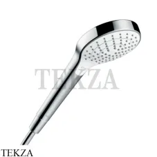 Hansgrohe Croma Select S Vario 110 3jet Ручной душ 26802400, хром глянец -белый Hansgrohe Croma Select S Vario 110 3jet Ручной душ 26802400, хром глянец -белый