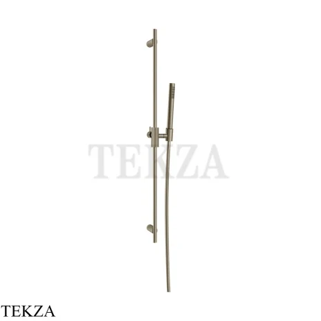 Gessi ANELLO Штанга в комплекте с душевой лейкой 63484-149, Finox Brushed Nickel