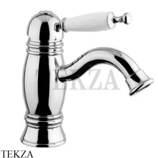 Migliore Oxford Смеситель для раковины низкий, с донным клапаном 19135 , хром глянец