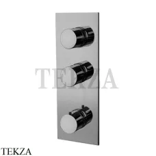 FIMA Carlo Frattini Spillo UP Термостат для душа 2 потока, внешняя часть F3869X2CN, Black chrome