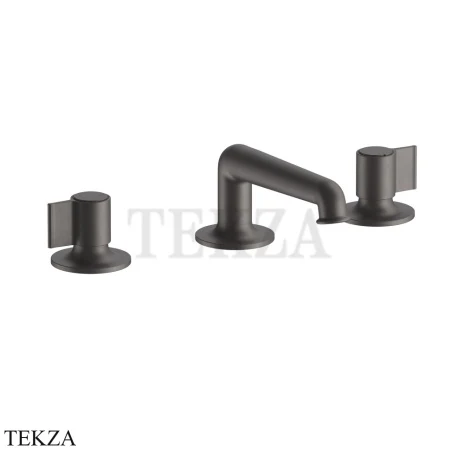 Fantini Flora Смеситель для раковины, с донным клапаном 76P5J504, Matt Gun Metal PVD