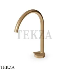 Zucchetti Isy22 Смеситель для раковины высокий, без гарнитуры ZIS1404.P31, brushed british gold PVD