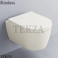 Cielo Smile MINI Унитаз подвесной 48, без ободка, сиденье с микролифтом SMVSRK TL, Talco белый матовый