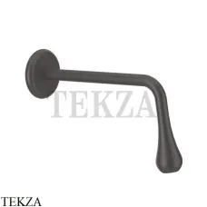 Gessi Goccia Излив для раковины настенный 33715-126, Black Metal Brushed
