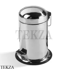 Decor Walther TE 30 Ведро с педалью и крышкой 0608170, сталь глянец