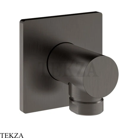 Gessi Incastri Вывод воды для душа 73069-707, black хром Brush