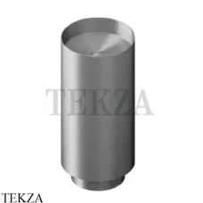Newform SOLO STEEL Раковина напольная круглая, слив в стену 72302X.50.050, нержавеющая сталь