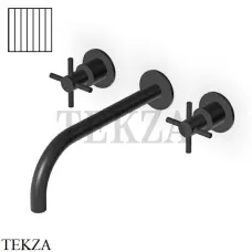 Zucchetti Helm Vertical Смеситель для раковины, внешняя часть ZHM761.XP81G2, brushed total black PVD