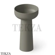 Dea Design Pedestal Basin Раковина напольная круглая Solid Surface DD2027 480 4, Light Grey №4