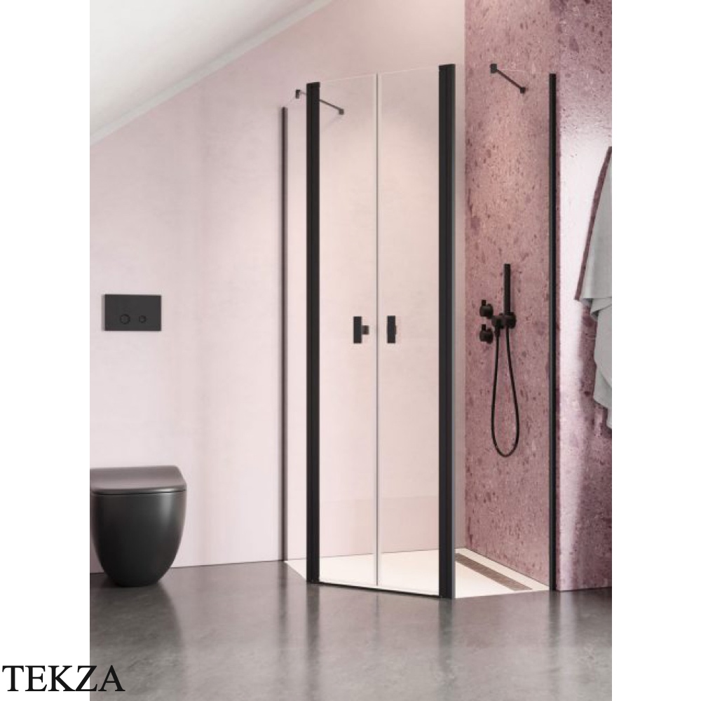 Radaway Nes PTD Комплект боковых стенок 100х100 см, 10051100-54-01, черный матовый