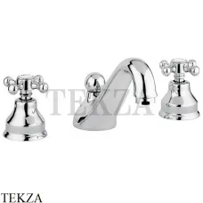 Migliore Lady Смеситель для раковины на 3 отверстия, с донным клапаном 18830, хром глянец