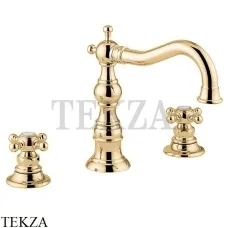 Migliore Arcadia Смеситель для раковины, с донным клапаном 18397, золото глянец