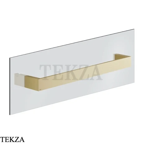 Gessi Rettangolo Полотенцедержатель для крепления на стекло, 45 см 20963-727, Brushed Brass PVD