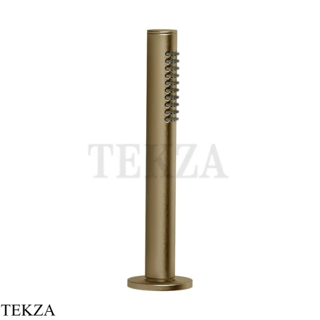 Gessi Душевой комплект на борт ванны, шланг, держатель 63327-791, бронза Deep