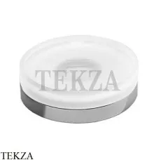 Colombo Mini Мыльница настольная, стекло матовое B5240.HPS1, нержавеющая сталь шлиф Colombo Mini Мыльница настольная, стекло матовое B5240.HPS1, нержавеющая сталь шлиф