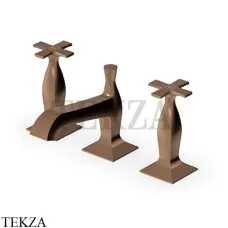Zucchetti Bellagio Смеситель для раковины, с донным клапаном ZB1425.P21, brushed chocolate PVD