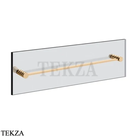 Gessi Pelle Tresse Полотенцедержатель для крепления на стекло, 60 см 78615-735, Warm Bronze PVD
