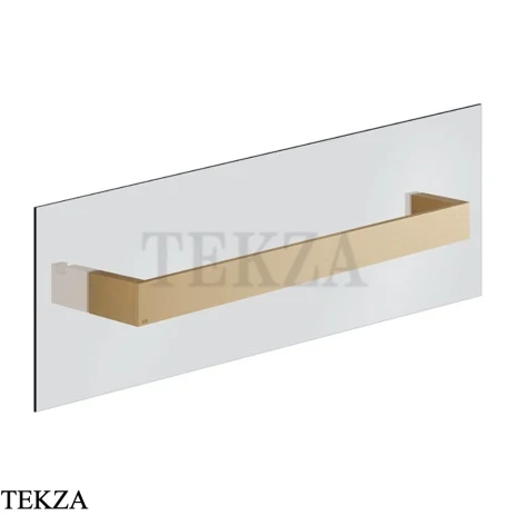 Gessi Rettangolo Полотенцедержатель для крепления на стекло, 45 см 20963-726, Warm Bronze Br. PVD