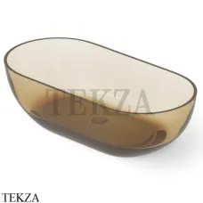 Dea Design Shadow Ванна отдельностоящая овальная 140x70 Glasstech DD8619 1400 R6, Classic Green R6