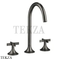 Dornbracht VAIA Смеситель для умывальника, с донным клапаном 20713809-99, Dark Platinum matt
