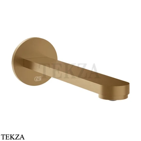 Gessi Pelle Tresse Излив для раковины на стену 78102-726, Warm Bronze Br. PVD