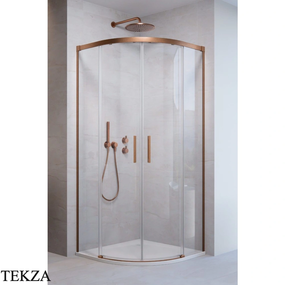 Radaway Idea PDD Комплект боковых стенок 100х100 см, 387142-93-01, брашированная медь