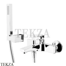 FIMA Carlo Frattini FIT Смеситель для ванны с гарнитуром, F3384BS белый матовый