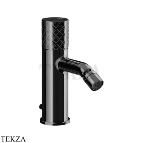 Gessi Habito INTRECCIO Смеситель для биде, с донным клапаном 70107-706, Black Metal PVD