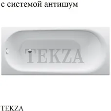 BETTE BetteComodo Ванна прямоугольная, сталь 1251-000, система антишум, белый глянец